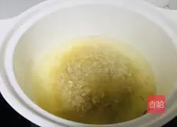 Oatmeal black sesame seeds Illustration of how to make walnut porridge 5