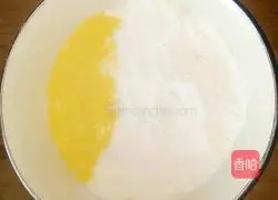 Illustration of how to make cornmeal cake 2