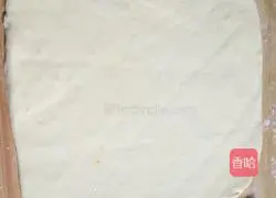 Illustration of how to make two-color chrysanthemum rolls 4