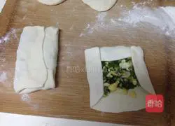 Illustration of how to make leek boxes 8