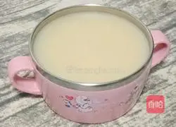 Illustration of how to make apple oatmeal paste (baby food supplement) 11