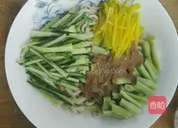 Illustration of homemade cold noodles 11