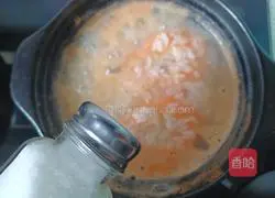 Seafood Illustration of how to make casserole porridge 6