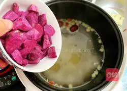 Purple sweet potato porridge recipe 4