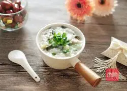 Illustration of how to make preserved egg and lean meat porridge 14