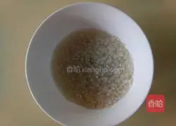 Milk apple Illustration of how to make oatmeal 2