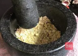 walnuts Illustration of how to make millet porridge 5