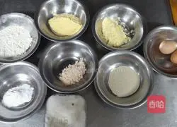 Illustration of how to make cornmeal cake 1