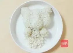 Illustration of how to make giant panda rice balls 5