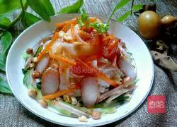 Illustration of how to make cold rice noodles 6