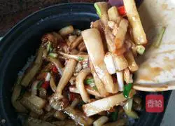 Braised eggplant claypot rice Illustration of how to do it 14