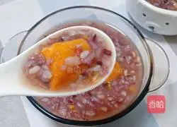 Illustration of seven-color brown rice and sweet potato porridge 10