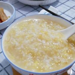 Yam and apple porridge