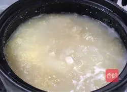 Illustration of how to make tofu and millet porridge 6