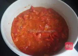 Illustration of how to make fried tomato and egg rice bowl 9