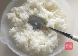 Illustration of how to make rice balls 1