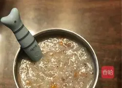 Baby complementary food (carrot and beef porridge) recipe illustration 5