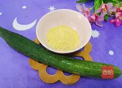 Cucumber and millet porridge recipe 1