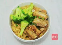 Illustration of how to cook braised pork ribs with black bean sauce 4