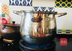 Illustration of how to make fragrant sweet potato and millet 7