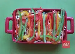 Illustration of how to make tomato and chicken baked rice 11