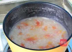 Illustration of how to make papaya porridge 4
