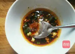 Illustration of how to make saliva cold noodles 7