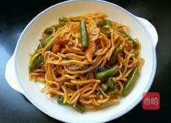 Illustration of how to make braised beans and noodles 10