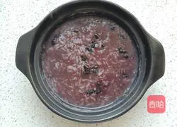 Black bean and mulberry casserole porridge (simple version) illustration 6