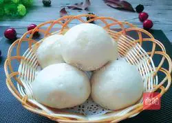 Illustration of how to make sweet potato noodles steamed buns 14