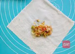Illustration of how to make Shanghai spring rolls 9
