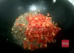 Illustration of how to make cold noodles with red pepper and minced meat 6