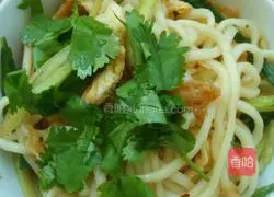 Illustration of how to make plain cold noodles 10