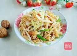 Illustration of how to make fried rice noodles 12