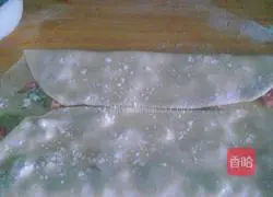 Illustration of how to make ham, green onion, pepper and salt rolls 12