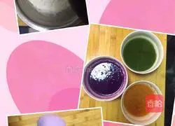 Illustration of how to make three-color and three-fresh vegetable boxes 3