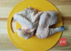 Illustration of how to bake chicken in waterless rice cooker 2