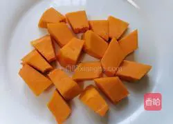 Illustration of how to make red dates and pumpkin porridge 3