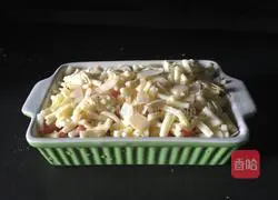 Cheese and Bacon Baked Rice Recipe Illustration 6