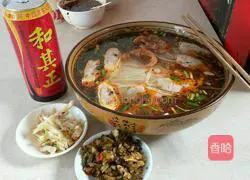 Illustration of how to make Yunnan rice noodles 9