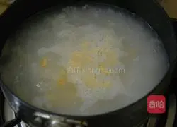 Illustration of how to make sea rice porridge 2