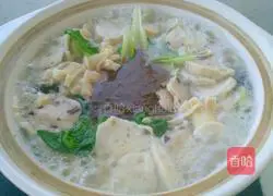 Illustration of how to make cross-bridge rice noodles 10