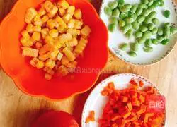 Illustration of tomato braised rice 2