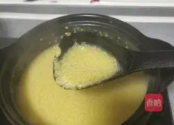 Illustration of how to make millet and shrimp porridge 9