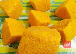 Illustration of how to make pumpkin hair cake 16