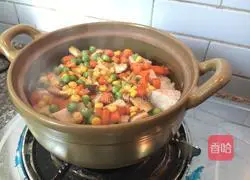 Colorful Claypot Rice Recipe Illustration 6