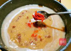 Illustration of how to make red bean and millet porridge 8