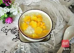 Illustration of how to make sweet potato and white rice porridge 5