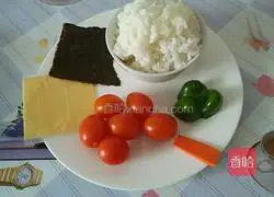 #Christmas#Happy Little Frog Rice Ball Recipe Illustration 1