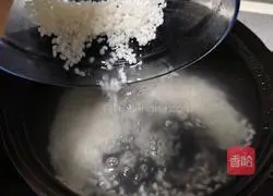 Illustration of how to make kelp rice porridge 2